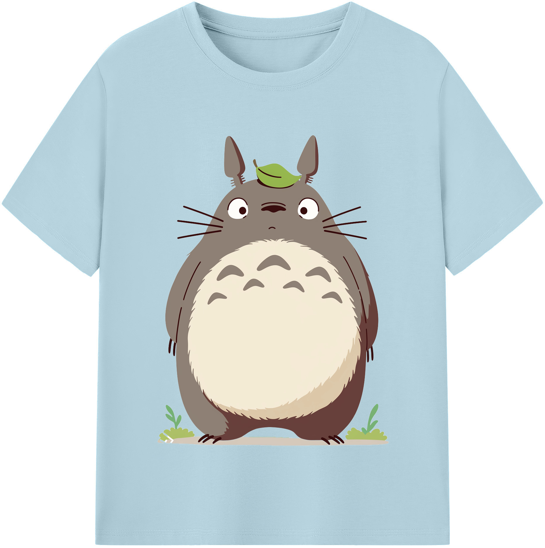（画像用） となりのトトロ 草壁メイ 草壁サツキ My Neighbor Totoro Satsuki Kusakabe Mei Kusakabe 綿100％半袖Tシャツ（フロントプリント）